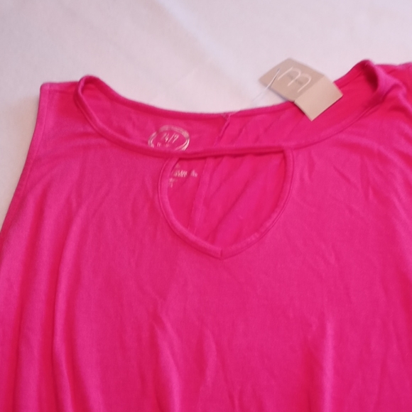 Maurices 24/7 Pink Tank Top Size M - NWT - Picture 6 of 7